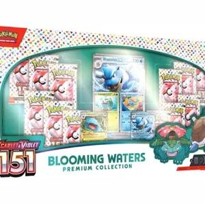 Pokemon Blooming Waters Premium Collection with Blue and Green Highlights